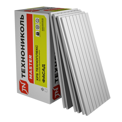 XPS ТЕХНОПЛЕКС FAS/2 S/1, 1180х580х100-L мм (4 плиты, 2,7376 кв.м) - 1