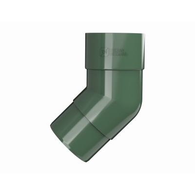 ТН ПВХ 125/82 мм, колено трубы 135°, зеленый, шт. - 1