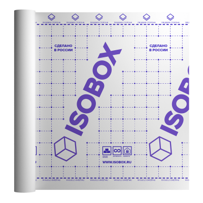 Пароизоляционная пленка ISOBOX В+ (1,6 x 43,75 м) - 1