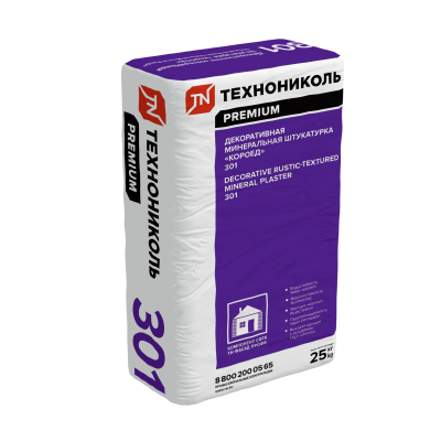 Декоративная минеральная штукатурка ТЕХНОНИКОЛЬ 301 