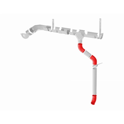 ТН МВС Стандарт 125/90 мм, колено 60°, коричневый, шт. - 1