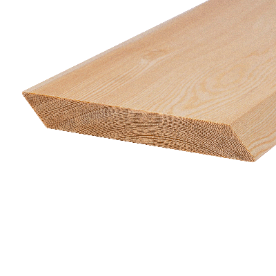 Планкен скошенный 20x90x3000 (4) сорт B Лиственница, поддон - 1