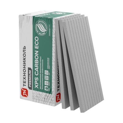 XPS CARBON ECO TB FAS/2, S/1 1180х580х100-L (2*50), поддон (6 упак) - 1