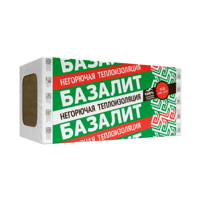 Утеплитель БАЗАЛИТ Л-75, 1200Х600Х100 мм, (4 плиты, 2,88 кв.м) - 1