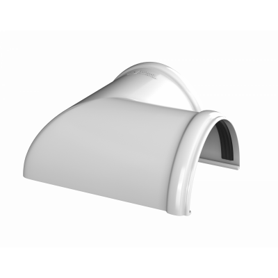 ТН угол желоба 90° (D125/82), белый, шт - 1