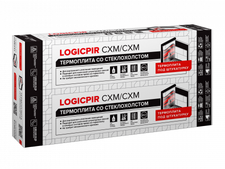 LOGICPIR СХМ/СХМ L-1190х590х30 (8 плит, 5,6168 кв.м.) - 1