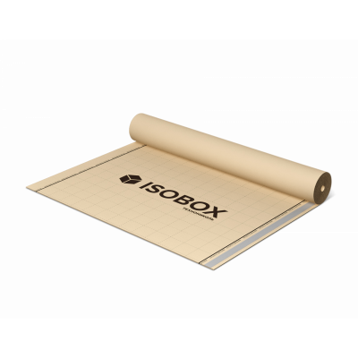 Ветро-влагозащитная пленка ISOBOX А 70 (КЛЕЕВАЯ ПОЛОСА) (1,6 x 43,75 м) - 1