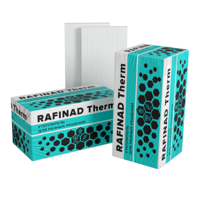 Плита пенополистирольная RAFINAD THERM FACADE 50 мм, 1200х600х50 (6 плит, 4,32 кв.м) - 1
