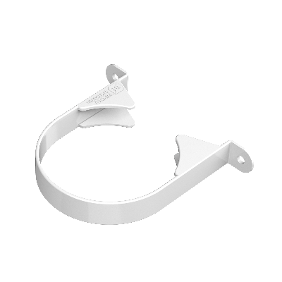 ТН ОПТИМА хомут трубы (D120/80), белый, шт - 1