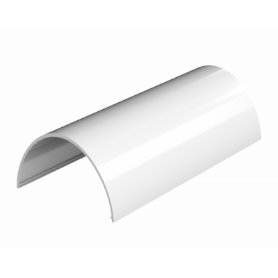 ТН ПВХ 125/82 мм, водосточный желоб пластиковый (1,5 м), белый, шт. - 1