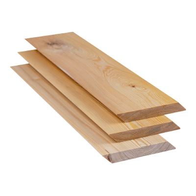 Планкен скошенный 20*140*3000, сорт В, Лиственница, упаковка - 1