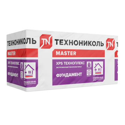 XPS ТЕХНОПЛЕКС ФУНДАМЕНТ 250 1180x580x100-L, поддон (6 упак) - 1