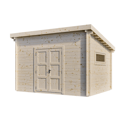 Хозблок 10 односкатный (Комфорт) - брус 44 мм (Нов.) - 1