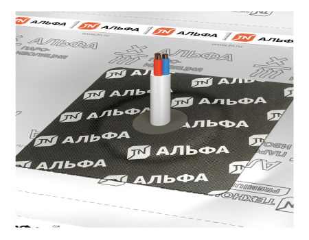 Уплотнительная манжета ТЕХНОНИКОЛЬ АЛЬФА ПРОТЕКТ L самоклеящаяся (10 штук в коробке) - 1