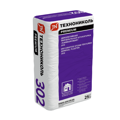 Декоративная минеральная штукатурка ТЕХНОНИКОЛЬ 302 