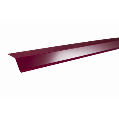 Планка карнизная полиэстер, RAL 3005 красный, упаковка - 1