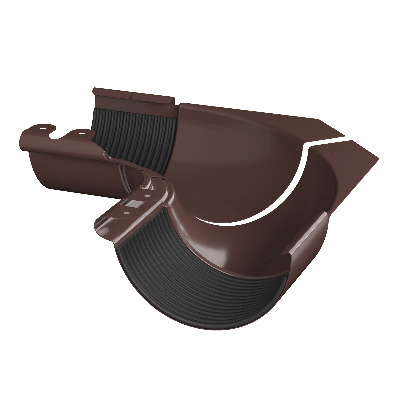 ТН МВС 125/90 мм, внутренний угол желоба, регулируемый 100 -165°, коричневый, шт. - 1