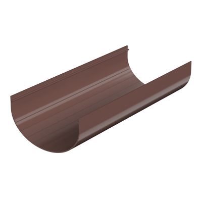 ТН ОПТИМА желоб 2м (D120/80, коричневый, шт - 1