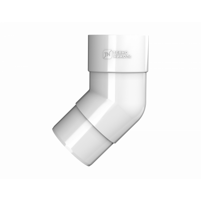 ТН колено трубы 135°(D125/82), белый, шт - 1