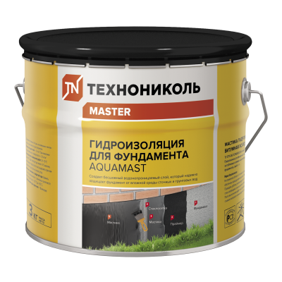 Мастика битумная AquaMast, ведро 3 кг - 1
