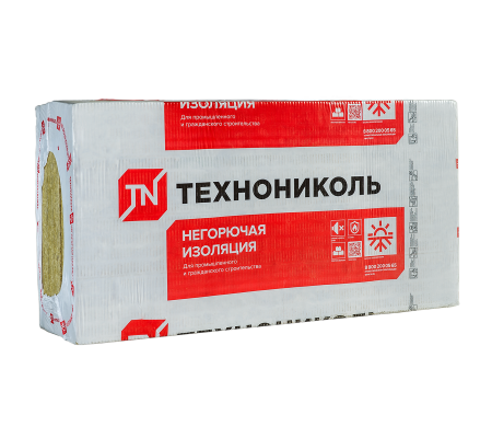Утеплитель ТЕХНОФАС, 1200х600х100 мм, (3 плиты, 2,16 кв.м) - 1