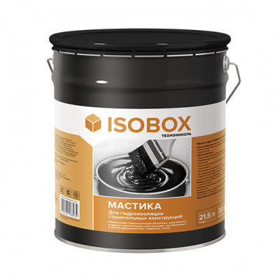 Мастика гидроизоляционная ISOBOX, ведро 22 л - 1
