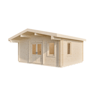 Дачный дом 21 двойной брус (Комфорт) - брус 44 мм - 1