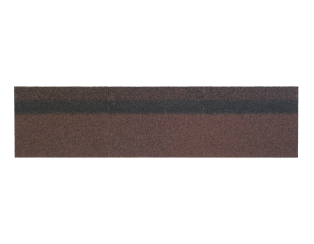 Коньково-карнизная черепица ТЕХНОНИКОЛЬ Коричневый 253х1003 мм (20 гонтов, 20 пог.м, 5 кв.м) - 1