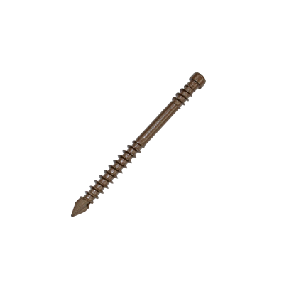 Саморезы Gwozdeck для террасной доски потайной 5,0*60, окрашенный Torx15, упаковка (в упаковке 100 шт) - 1