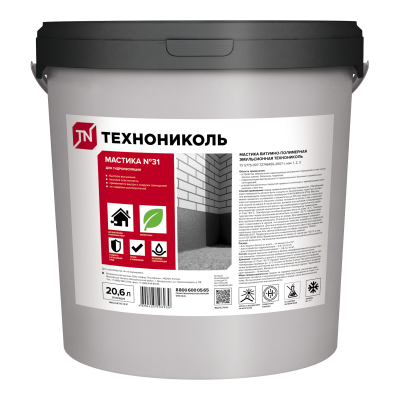 Мастика кровельная ТЕХНОНИКОЛЬ №31, ведро 18 кг - 1