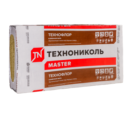 Звукоизоляция ТЕХНОФЛОР СТАНДАРТ, 1200х600х40 мм, (6 плит, 4,32 кв.м) - 1