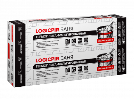 LOGICPIR Баня Ф/Ф L-1190х590х30 (8 плит, 5,6168 кв.м.) - 1