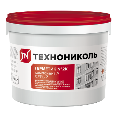 Герметик полиуретановый 2К, серый - 1