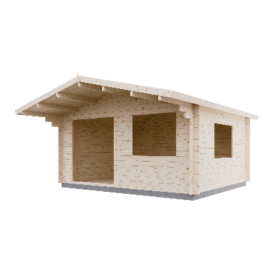 Садовый дом 17 (Стандарт) - брус 44 мм (Нов.) - 1