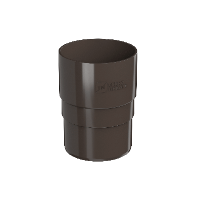 ТН муфта трубы (D125/82), темно-коричневый, шт. - 1