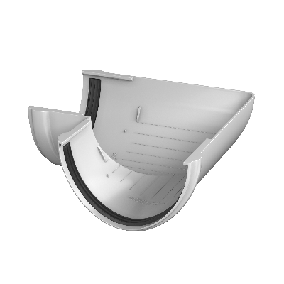 ТН угол желоба 90° (D125/82), белый, шт - 1