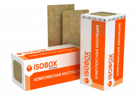 Утеплитель ИЗОБОКС ЭКСТРАЛАЙТ, 1200Х600Х50 мм (8 плит, 5,76 кв. м) - 1