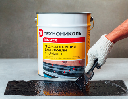 Мастика битумно-резиновая AquaMast, ведро 10 кг - 1