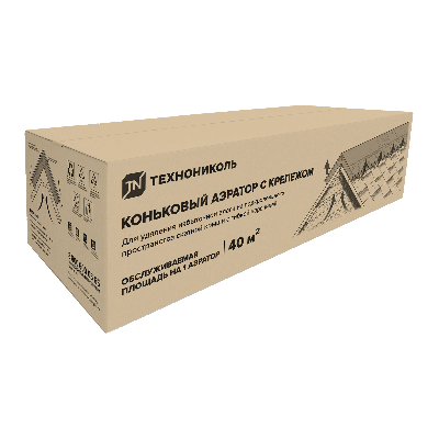 ТЕХНОНИКОЛЬ Вентиляция, Коньковый аэратор, 1 м, с крепежом, шт. - 1