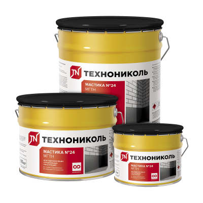 Мастика гидроизоляционная №24 (МГТН), коробка (4 ведра) - 1