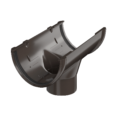 ТН воронка желоба (D125/82), темно-коричневый, шт. - 1