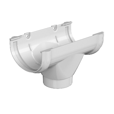 ТН ОПТИМА воронка желоба (D120/80), белый, шт - 1