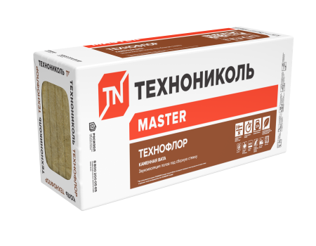 Звукоизоляция ТЕХНОФЛОР СТАНДАРТ, 1200х600х40 мм, (6 плит, 4,32 кв.м) - 1
