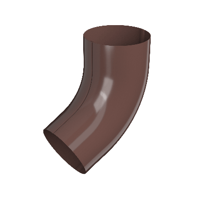 ТН МВС 125/90 мм, колено трубы 60°, коричневый, шт. - 1