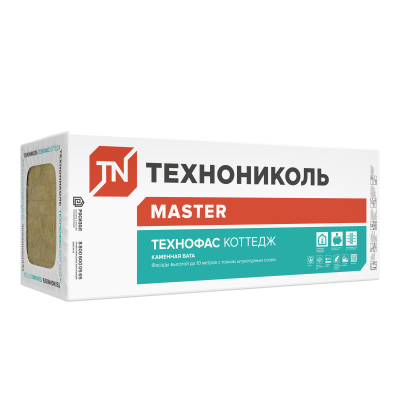ТЕХНОФАС КОТТЕДЖ (2 плиты) 1200х600х150 мм, поддон - 1