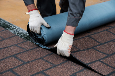 РУЛОННАЯ ЧЕРЕПИЦА Кирпичная кладка, коричневая - 1