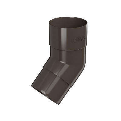 ТН колено трубы 108° (D125/82), темно-коричневый, шт. - 1