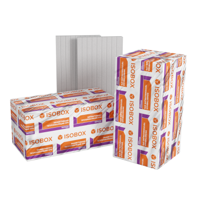 XPS ISOBOX  Фасад 150 FAS/2, S/1 1180x580x50-L (фрезер., с микроканавками), поддон (6 упак) - 1