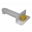 ПВХ воронка парапетная TERMOCLIP 65х100 мм, длина 550 мм с отводом Ø100 мм, шт - 1