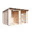 Хозблок 7 с дровницей (Стандарт) - брус 44 мм (Нов.) - 1